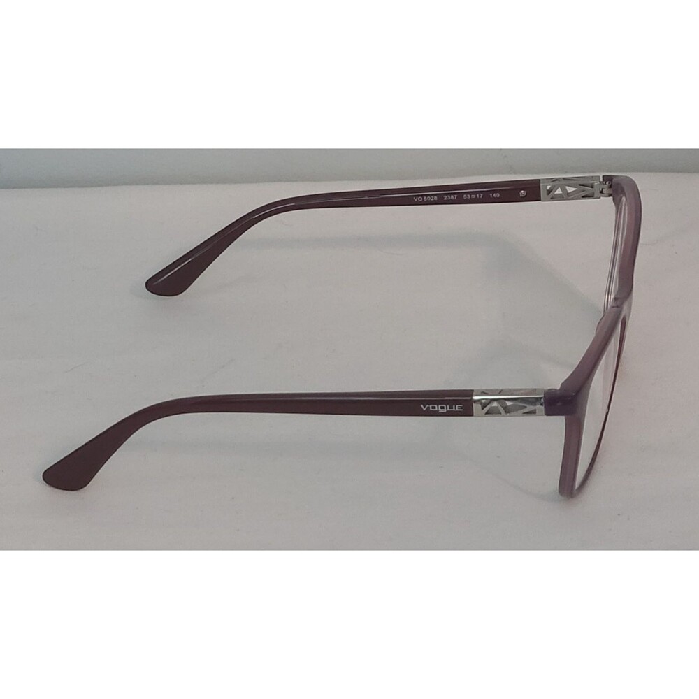 Vogue Eyeglasses Frames VO5028 2387 Plum Purple Cat Eye Full Rim 53-17-140 - Picture 5 of 11